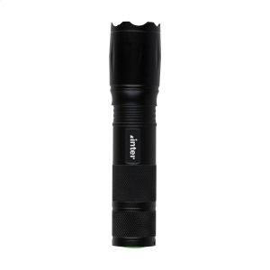 Lampe de poche compacte et légère en aluminium avec une puissante LED de 1 watt (80 lumens) et une fonction zoom 4