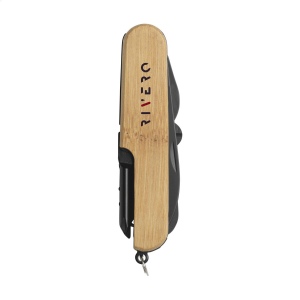 Couteau de poche avec un manche en bambou certifié FSC 100% 4
