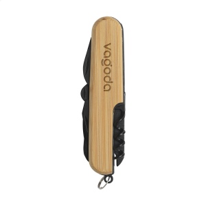 Couteau de poche avec un manche en bambou certifié FSC 100% 5