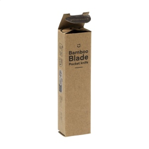 Couteau de poche avec un manche en bambou certifié FSC 100% 6