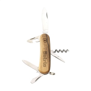 Couteau Suisse original de la marque Victorinox avec poignée en noyer 2