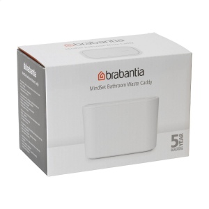Pratique, petite poubelle en plastique de la marque Brabantia 4