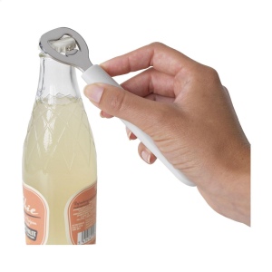 Ouvre-bouteille Brabantia avec décapsuleur en acier inoxydable et longue poignée en plastique avec œillet de suspension 3