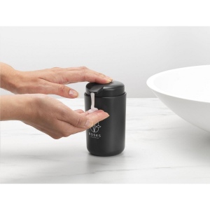 Distributeur de savon Brabantia en plastique, avec pompe anti-goutte 5
