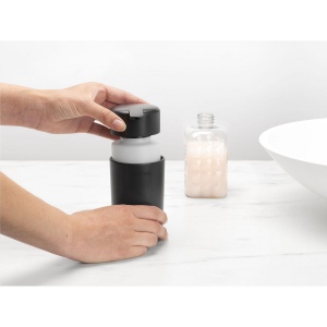 Distributeur de savon Brabantia en plastique, avec pompe anti-goutte 6