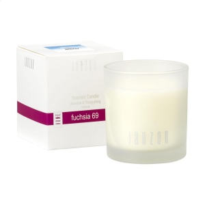Bougie parfumée en verre au parfum Fuchsia 69 de la marque JANZEN 6