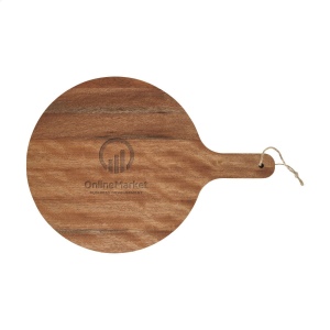Belle et spacieuse planche de service Wooosh en bois d'acacia certifié FSC 100%, un bois robuste à l'aspect chaleureux 4