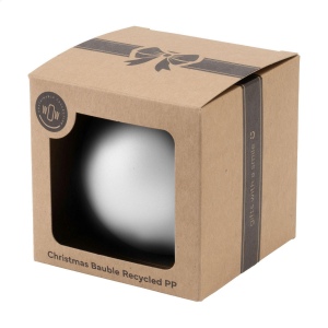 Boule de Noël en plastique recyclé