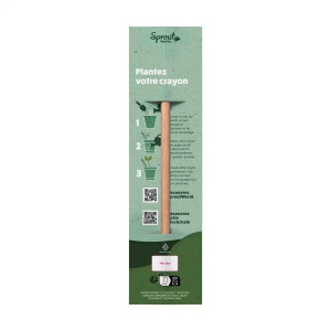 Carte en carton dans laquelle le crayon peut être inséré 3