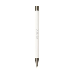 Stylo à bille à encre bleue avec un corps en aluminium 100% recyclé certifié GRS 3