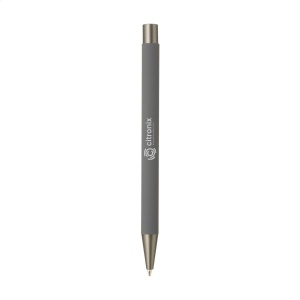 Stylo à bille à encre bleue avec un corps en aluminium 100% recyclé certifié GRS 4