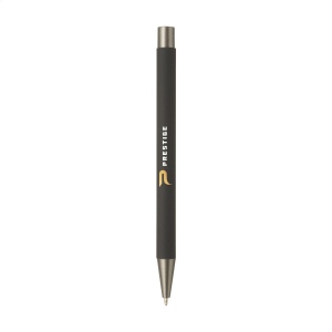 Stylo à bille à encre bleue avec un corps en aluminium 100% recyclé certifié GRS 5