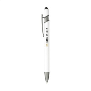 Stylo à bille à encre bleue avec un corps en aluminium recyclé 9