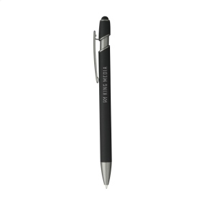 Stylo à bille à encre bleue avec un corps en aluminium recyclé 10