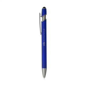Stylo à bille à encre bleue avec un corps en aluminium recyclé 11