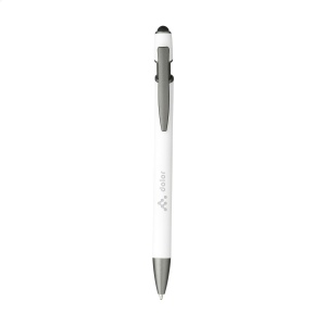 Stylo à bille à encre bleue avec un corps en aluminium recyclé 3