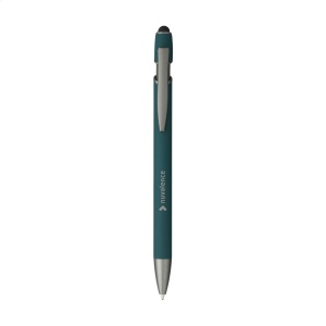 Stylo à bille à encre bleue avec un corps en aluminium recyclé 7