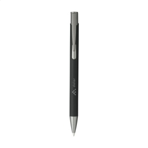 Stylo à bille à encre bleue avec un corps en aluminium recyclé 10