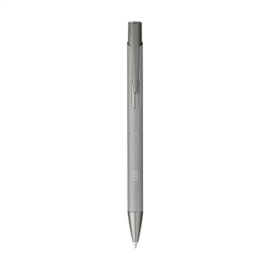 Stylo à bille à encre bleue avec un corps en aluminium recyclé 12