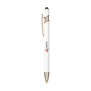 Stylo à bille à encre bleue avec corps en aluminium recyclé et alliage de cuivre 8