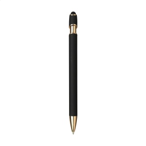 Stylo à bille à encre bleue avec corps en aluminium recyclé et alliage de cuivre 18