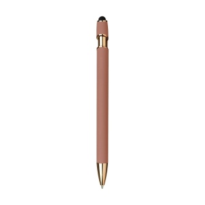 Stylo à bille à encre bleue avec corps en aluminium recyclé et alliage de cuivre 19