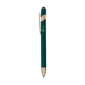 Stylo à bille à encre bleue avec corps en aluminium recyclé et alliage de cuivre 9