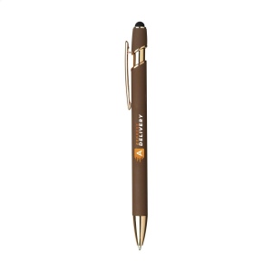 Stylo à bille à encre bleue avec corps en aluminium recyclé et alliage de cuivre 11