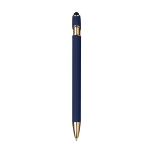 Stylo à bille à encre bleue avec corps en aluminium recyclé et alliage de cuivre 16