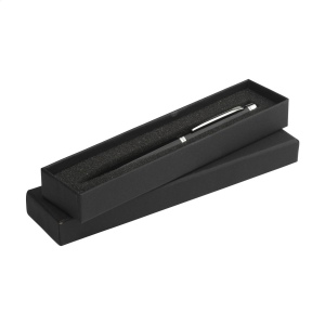 Stylo à bille bleu en acier inoxydable recyclé, fini avec une couche de laque brillante et des accents brillants 5
