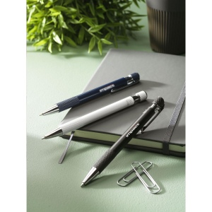 Stylo à bille à encre bleue avec corps en aluminium 100% recyclé 14