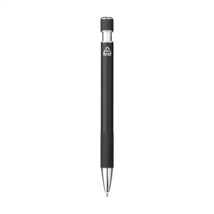 Stylo à bille à encre bleue avec corps en aluminium 100% recyclé 10