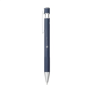 Stylo à bille à encre bleue avec corps en aluminium 100% recyclé