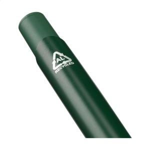 Stylo à bille bleu avec un corps du stylo composé à 100% d'aluminium recyclé 27