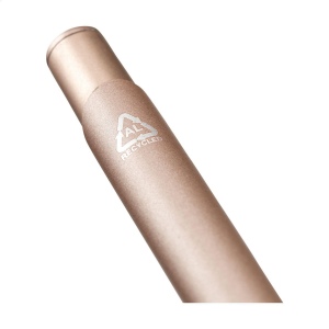 Stylo à bille bleu avec un corps du stylo composé à 100% d'aluminium recyclé 29