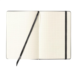 Carnet au format A5 avec environ 96 feuilles/192 pages de papier quadrillé couleur crème, certifié FSC Mix (70 g/m²) 8