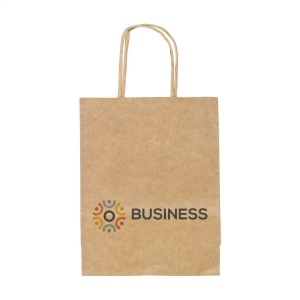Sac cadeau solide en papier (80 g/m²) au format A5, idéal pour les promotions, les salons ou comme emballage de magasin 7