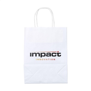 Sac cadeau solide en papier (80 g/m²) au format A5, idéal pour les promotions, les salons ou comme emballage de magasin 8