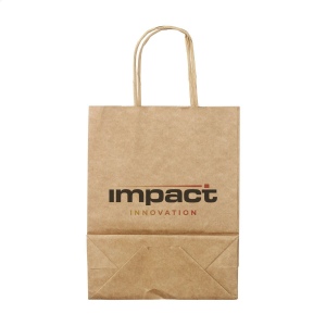 Sac cadeau solide en papier (80 g/m²) au format A5, idéal pour les promotions, les salons ou comme emballage de magasin 9