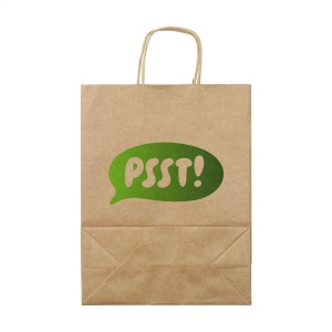 Sac cadeau solide en papier (80 g/m²) au format A4, idéal pour les promotions, les salons ou comme emballage de magasin 9