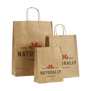 Sac cadeau solide en papier (80 g/m²) au format A3, idéal pour les promotions, les salons ou comme emballage de magasin 5