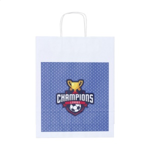 Sac cadeau solide en papier (80 g/m²) au format A3, idéal pour les promotions, les salons ou comme emballage de magasin 6