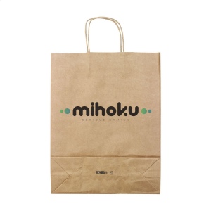 Sac cadeau solide en papier (80 g/m²) au format A3, idéal pour les promotions, les salons ou comme emballage de magasin 9