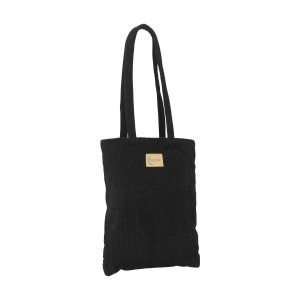 Sac cabas à longues anses, fabriqué en polyester velours côtelé recyclé (270 g/m²) 8
