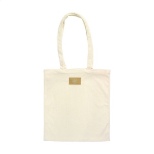 Sac cabas à longues anses, fabriqué en polyester velours côtelé recyclé (270 g/m²) 15