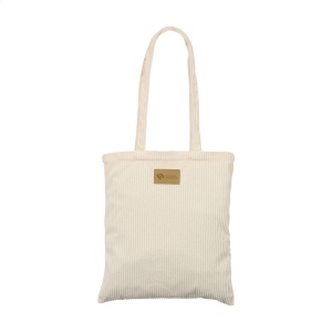 Sac cabas à longues anses, fabriqué en polyester velours côtelé recyclé (270 g/m²) 5