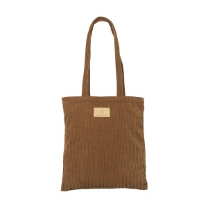 Sac cabas à longues anses, fabriqué en polyester velours côtelé recyclé (270 g/m²) 2