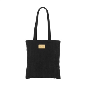Sac cabas à longues anses, fabriqué en polyester velours côtelé recyclé (270 g/m²) 3