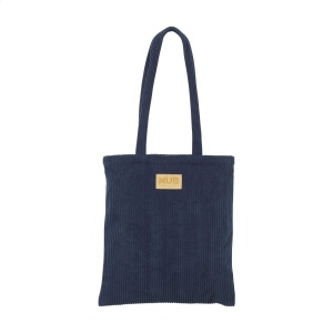 Sac cabas à longues anses, fabriqué en polyester velours côtelé recyclé (270 g/m²) 6
