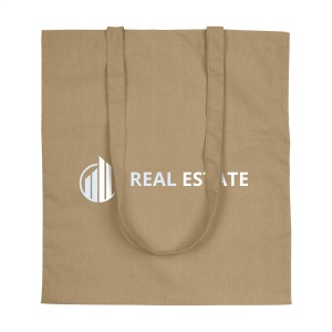 Sac shopping avec de longues anses, en 100% coton tissage solide (120 g/m²) 32